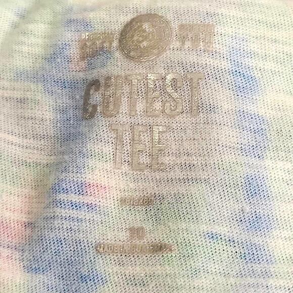 Cutest Tee Tie-Dye Tee Girls Size 10 - Picture 2 of 5